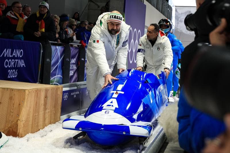 Bobsleigh. Olympic Winter Games Milano-Cortina 2026. Day 1. 21.02.2026