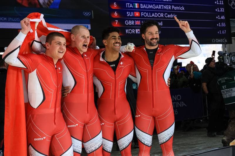 Bobsleigh. Olympic Winter Games Milano-Cortina 2026. Day 1. 21.02.2026