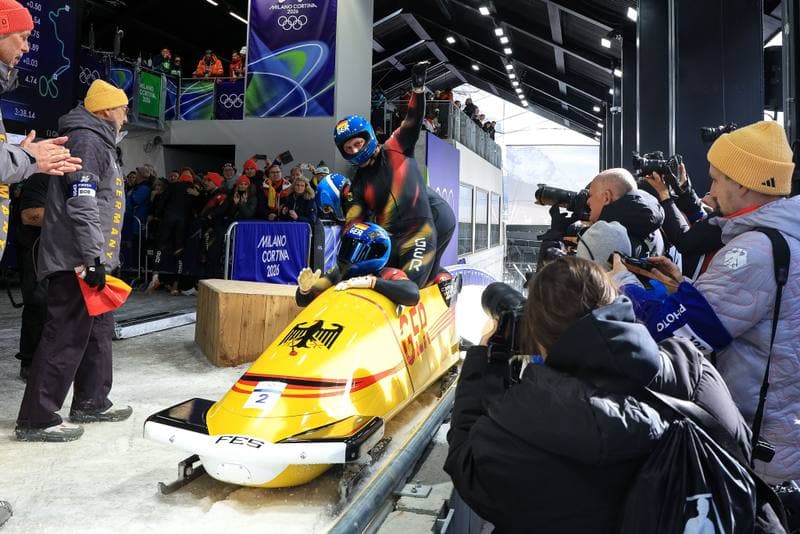 Bobsleigh. Olympic Winter Games Milano-Cortina 2026. Day 1. 21.02.2026