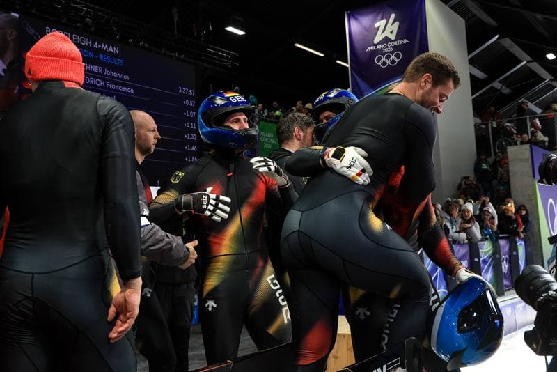 Bobsleigh. Olympic Winter Games Milano-Cortina 2026. Day 1. 21.02.2026