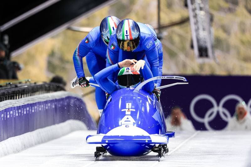 Bobsleigh. Olympic Winter Games Milano-Cortina 2026. Day 1. 21.02.2026