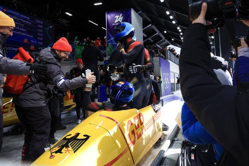 Bobsleigh. Olympic Winter Games Milano-Cortina 2026. Day 1. 21.02.2026