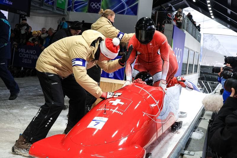 Bobsleigh. Olympic Winter Games Milano-Cortina 2026. Day 1. 21.02.2026