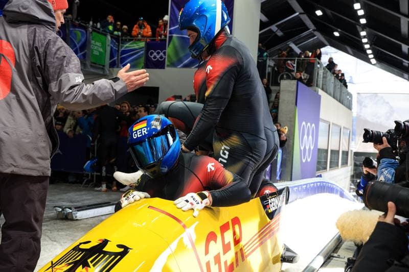 Bobsleigh. Olympic Winter Games Milano-Cortina 2026. Day 1. 21.02.2026