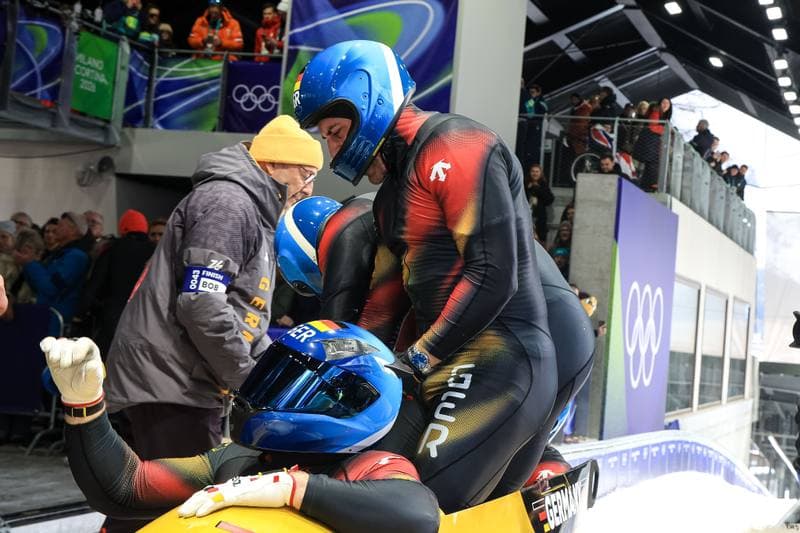 Bobsleigh. Olympic Winter Games Milano-Cortina 2026. Day 1. 21.02.2026
