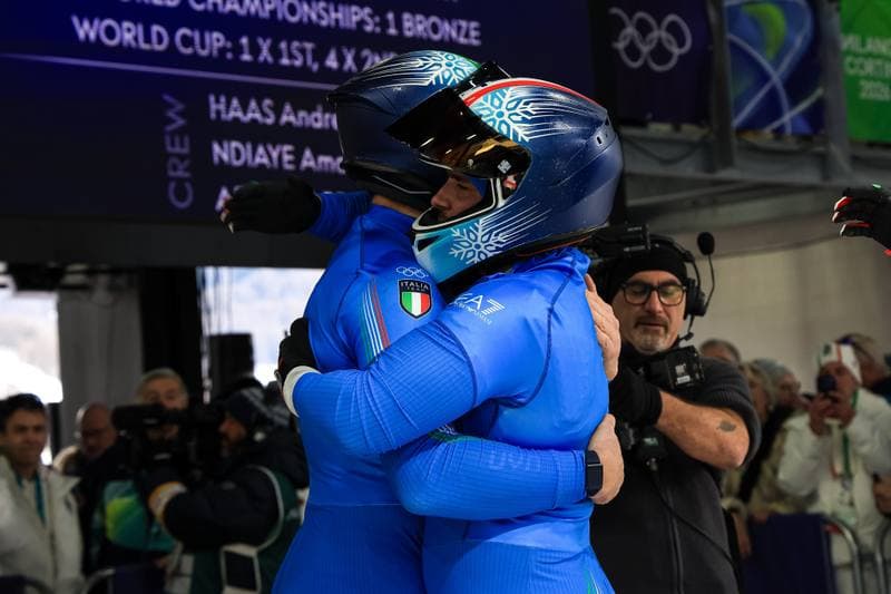 Bobsleigh. Olympic Winter Games Milano-Cortina 2026. Day 1. 21.02.2026
