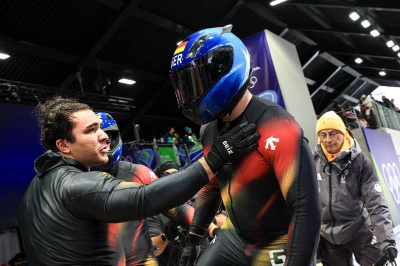 Bobsleigh. Olympic Winter Games Milano-Cortina 2026. Day 1. 21.02.2026