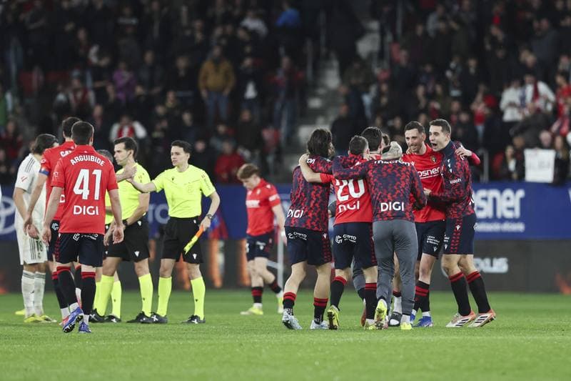 Football. La Liga. CA Osasuna - Real Madrid. 21.02.2026