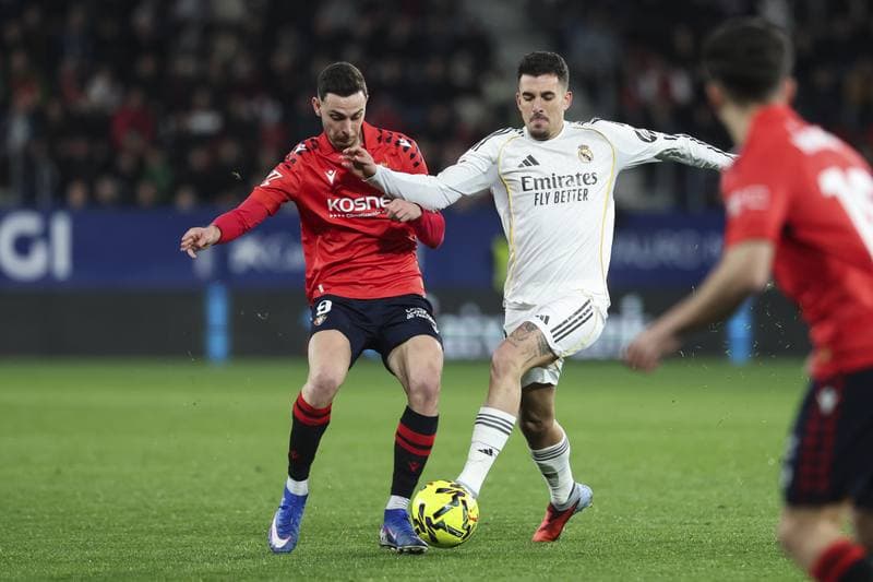 Football. La Liga. CA Osasuna - Real Madrid. 21.02.2026