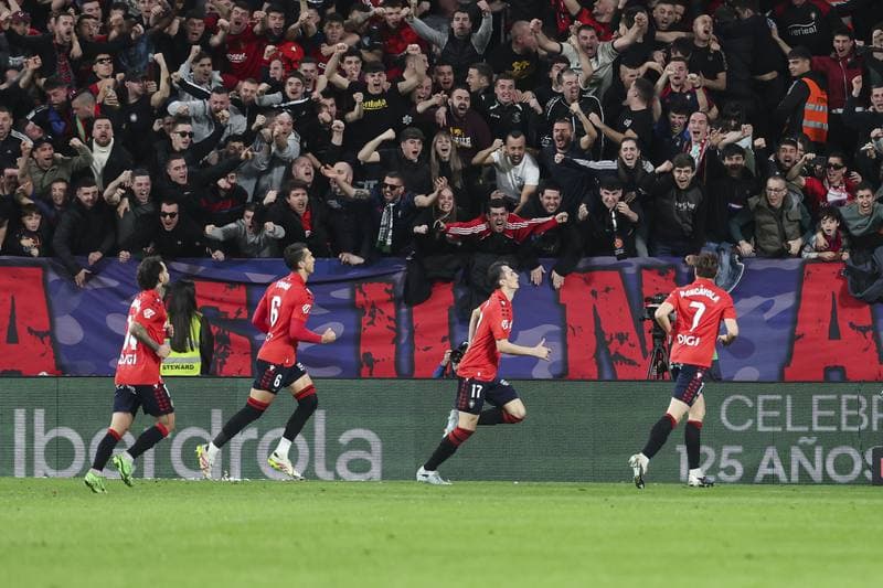 Football. La Liga. CA Osasuna - Real Madrid. 21.02.2026