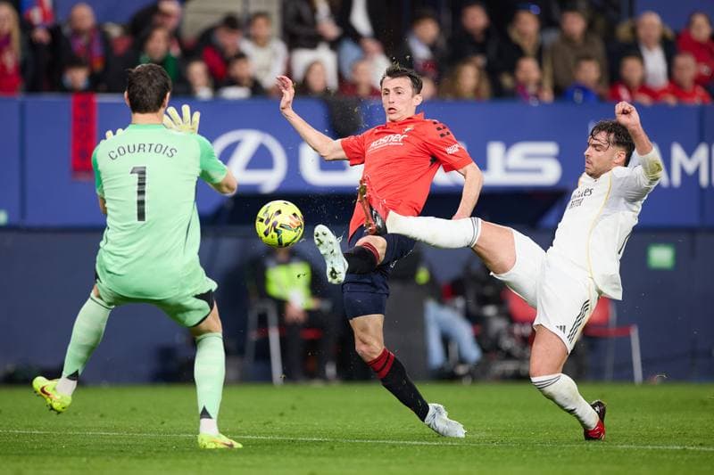 Football. La Liga. CA Osasuna - Real Madrid. 21.02.2026