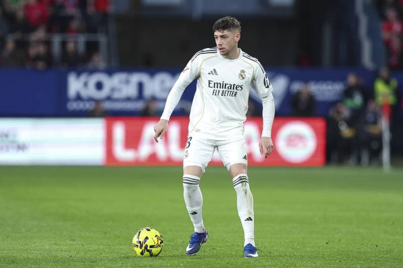 Football. La Liga. CA Osasuna - Real Madrid. 21.02.2026