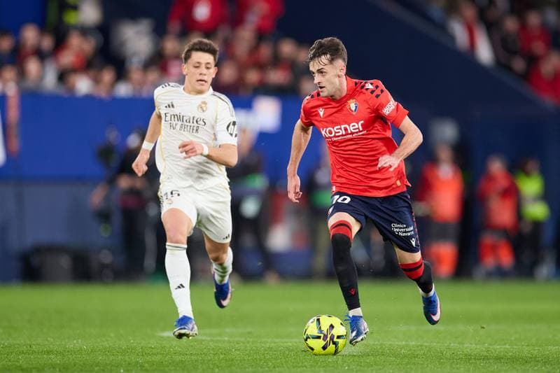 Football. La Liga. CA Osasuna - Real Madrid. 21.02.2026