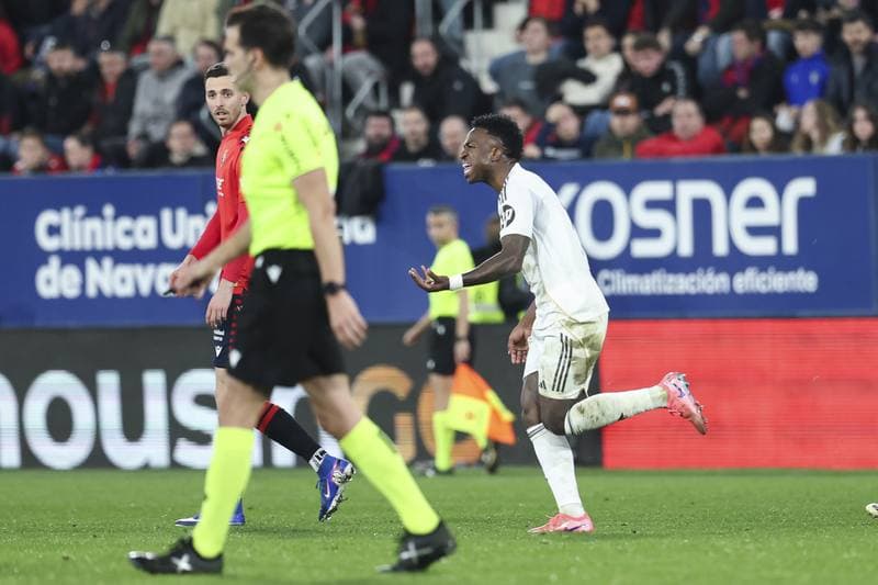 Football. La Liga. CA Osasuna - Real Madrid. 21.02.2026