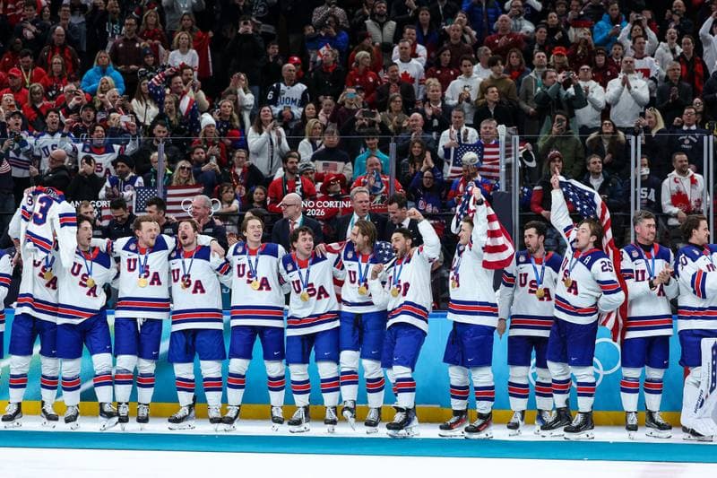 Ice Hockey. Olympic Winter Games Milano-Cortina 2026. Canada - USA. 22.02.2026
