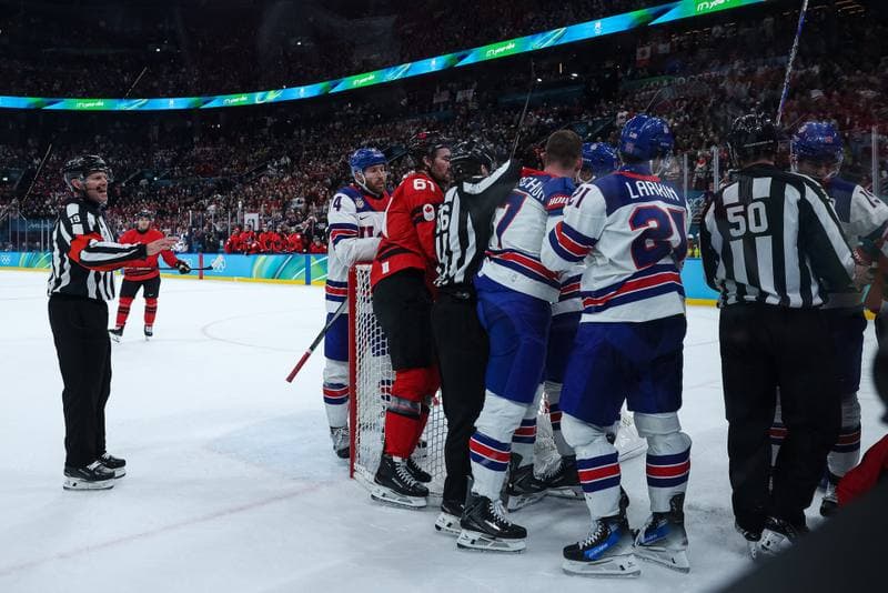 Ice Hockey. Olympic Winter Games Milano-Cortina 2026. Canada - USA. 22.02.2026