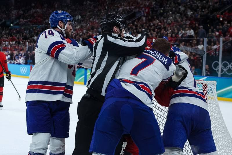 Ice Hockey. Olympic Winter Games Milano-Cortina 2026. Canada - USA. 22.02.2026