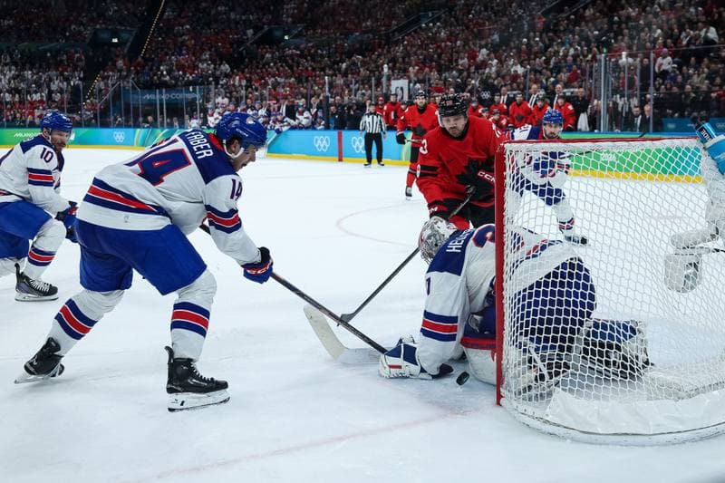 Ice Hockey. Olympic Winter Games Milano-Cortina 2026. Canada - USA. 22.02.2026
