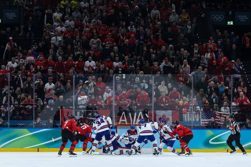 Ice Hockey. Olympic Winter Games Milano-Cortina 2026. Canada - USA. 22.02.2026