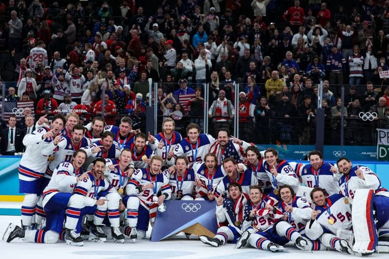 Ice Hockey. Olympic Winter Games Milano-Cortina 2026. Canada - USA. 22.02.2026