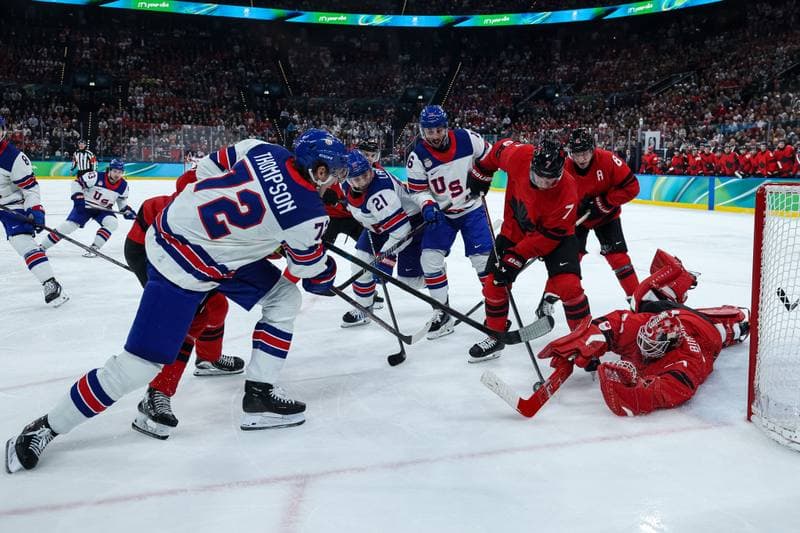 Ice Hockey. Olympic Winter Games Milano-Cortina 2026. Canada - USA. 22.02.2026