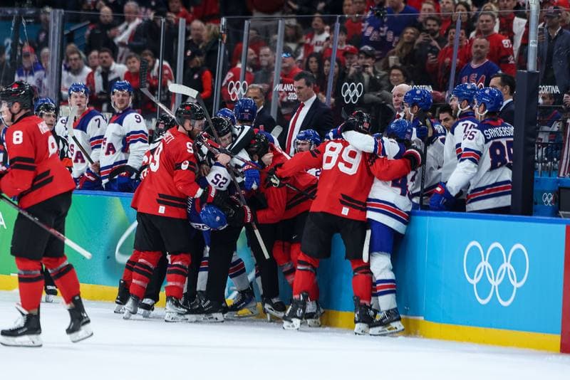 Ice Hockey. Olympic Winter Games Milano-Cortina 2026. Canada - USA. 22.02.2026
