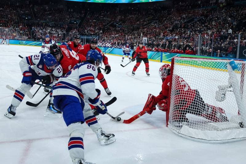 Ice Hockey. Olympic Winter Games Milano-Cortina 2026. Canada - USA. 22.02.2026