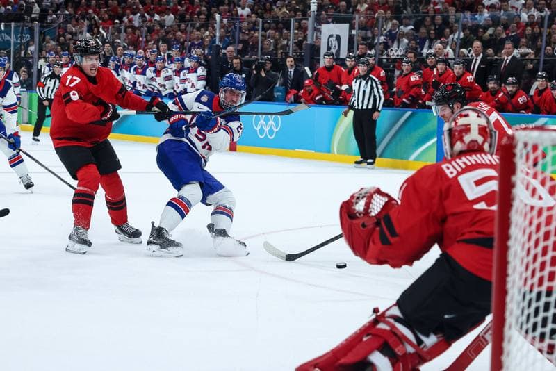Ice Hockey. Olympic Winter Games Milano-Cortina 2026. Canada - USA. 22.02.2026