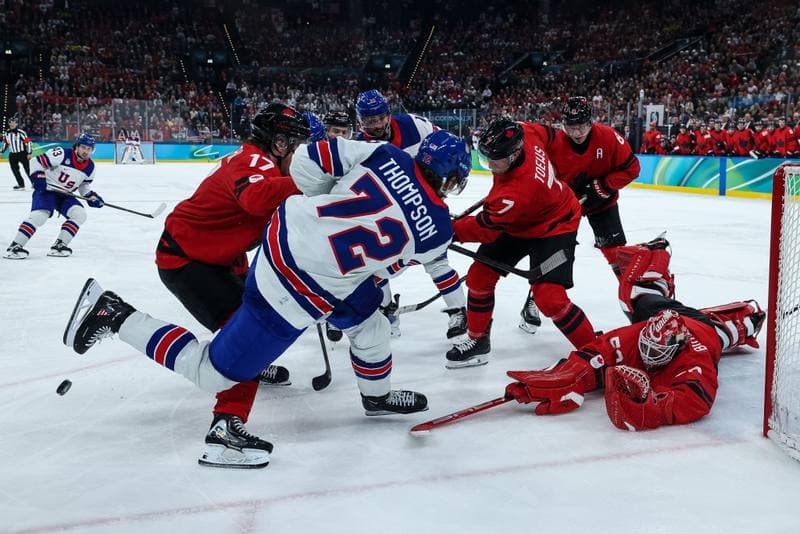 Ice Hockey. Olympic Winter Games Milano-Cortina 2026. Canada - USA. 22.02.2026