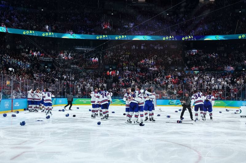 Ice Hockey. Olympic Winter Games Milano-Cortina 2026. Canada - USA. 22.02.2026