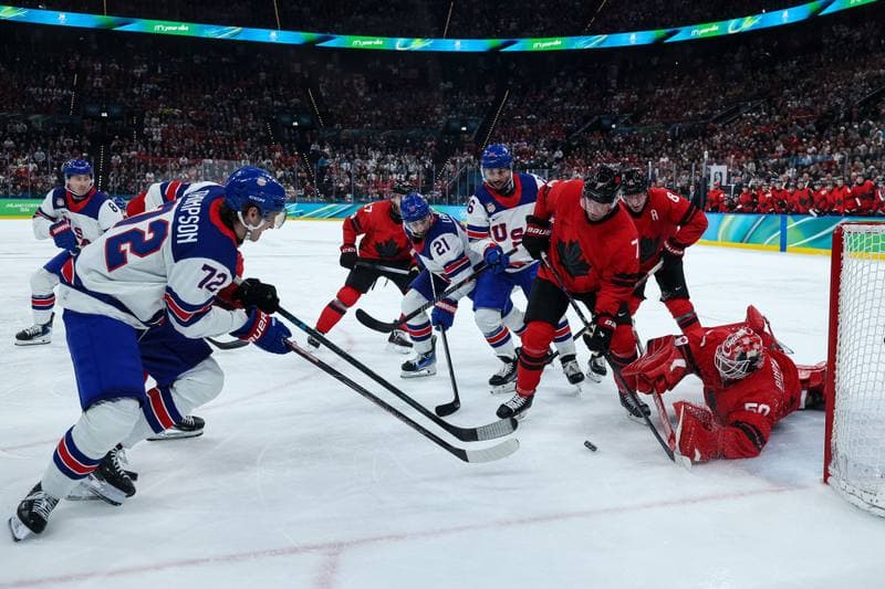 Ice Hockey. Olympic Winter Games Milano-Cortina 2026. Canada - USA. 22.02.2026