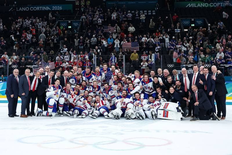 Ice Hockey. Olympic Winter Games Milano-Cortina 2026. Canada - USA. 22.02.2026