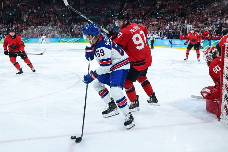 Ice Hockey. Olympic Winter Games Milano-Cortina 2026. Canada - USA. 22.02.2026