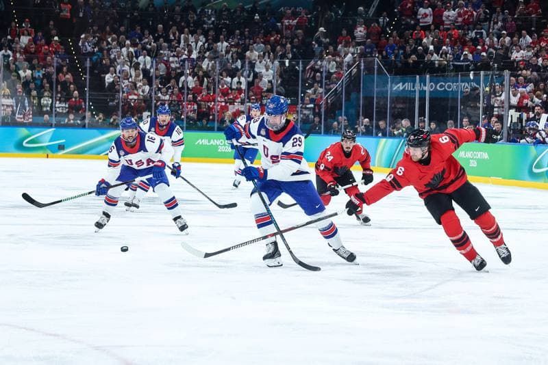 Ice Hockey. Olympic Winter Games Milano-Cortina 2026. Canada - USA. 22.02.2026