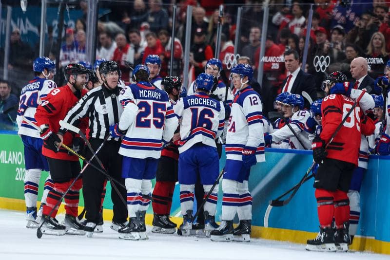 Ice Hockey. Olympic Winter Games Milano-Cortina 2026. Canada - USA. 22.02.2026