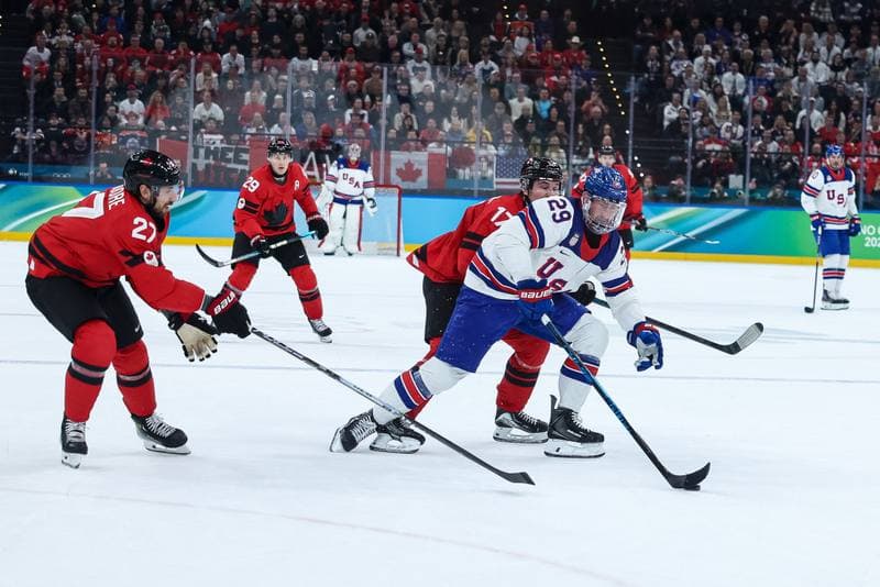 Ice Hockey. Olympic Winter Games Milano-Cortina 2026. Canada - USA. 22.02.2026