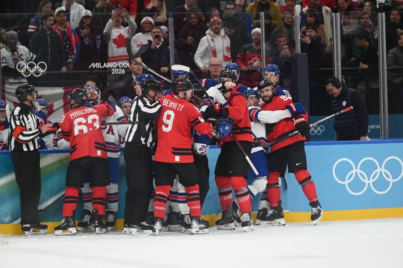 Ice Hockey. Olympic Winter Games Milano-Cortina 2026. Canada - USA. 22.02.2026