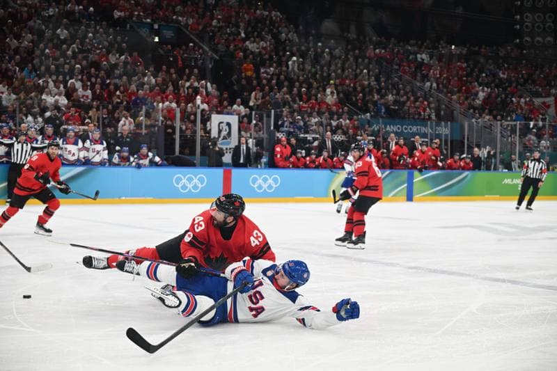 Ice Hockey. Olympic Winter Games Milano-Cortina 2026. Canada - USA. 22.02.2026