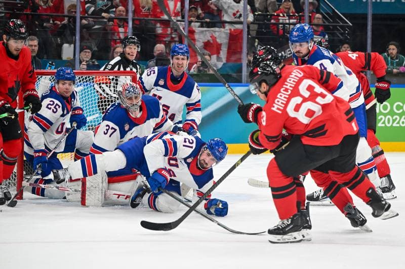 Ice Hockey. Olympic Winter Games Milano-Cortina 2026. Canada - USA. 22.02.2026