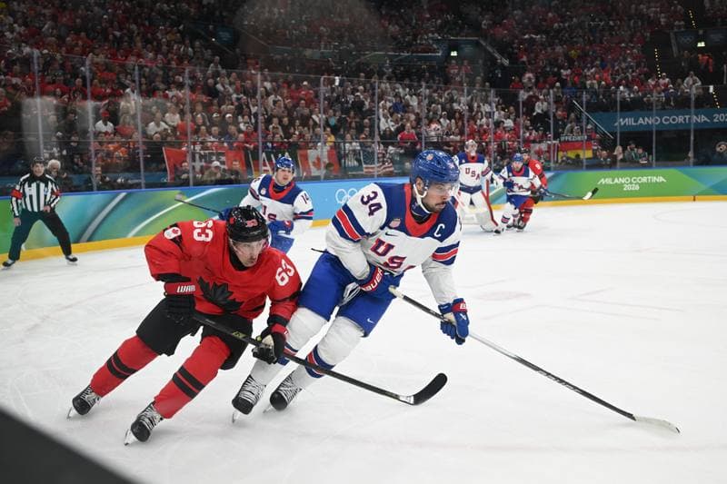 Ice Hockey. Olympic Winter Games Milano-Cortina 2026. Canada - USA. 22.02.2026