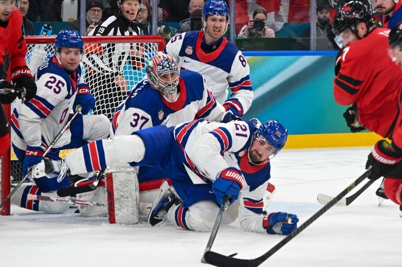 Ice Hockey. Olympic Winter Games Milano-Cortina 2026. Canada - USA. 22.02.2026