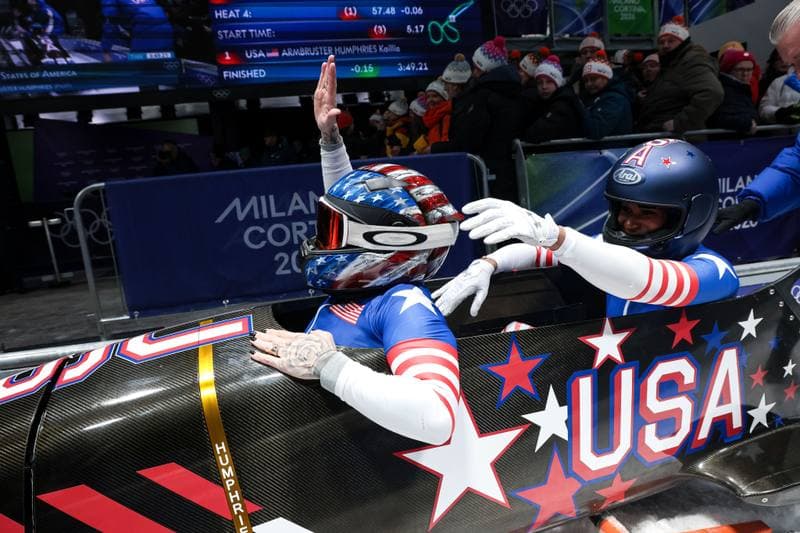 Bobsleigh. Olympic Winter Games Milano-Cortina 2026. Heat 4. 21.02.2026