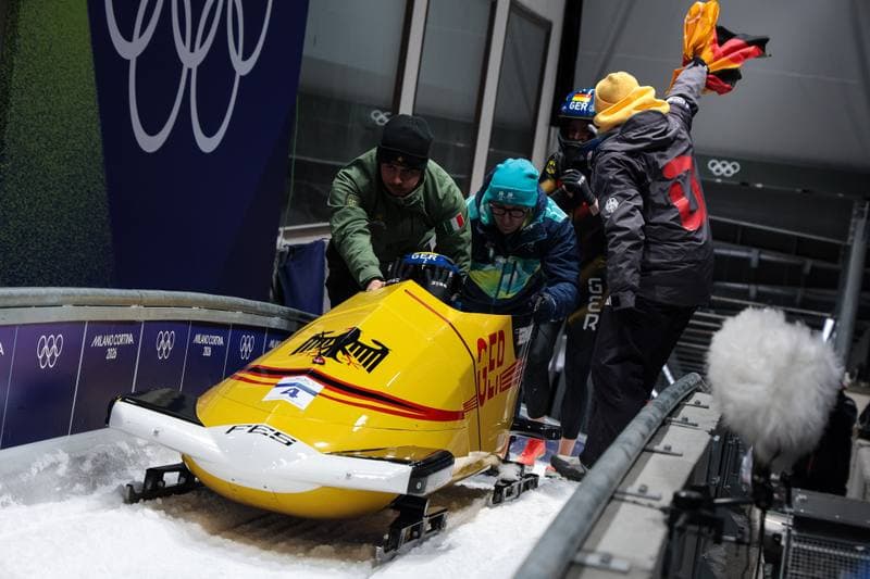 Bobsleigh. Olympic Winter Games Milano-Cortina 2026. Heat 4. 21.02.2026