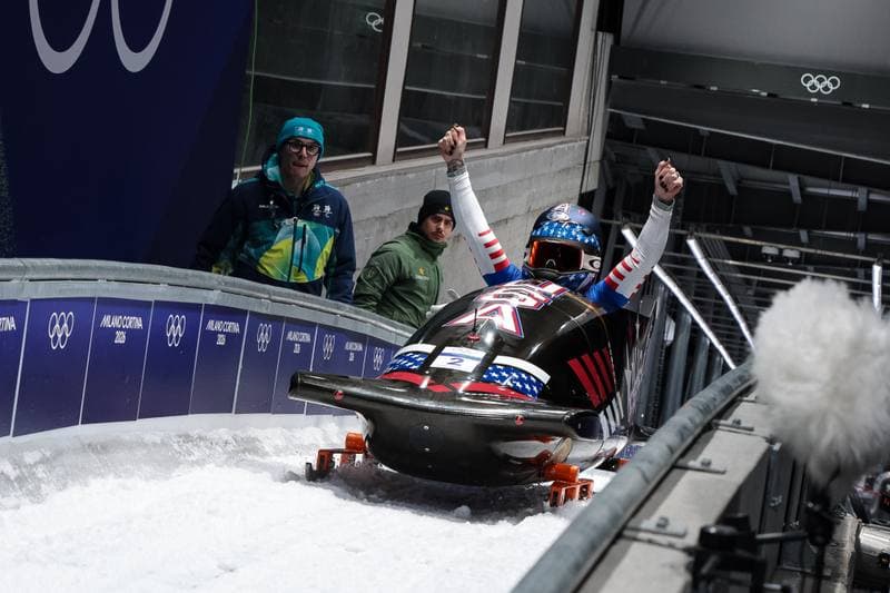Bobsleigh. Olympic Winter Games Milano-Cortina 2026. Heat 4. 21.02.2026