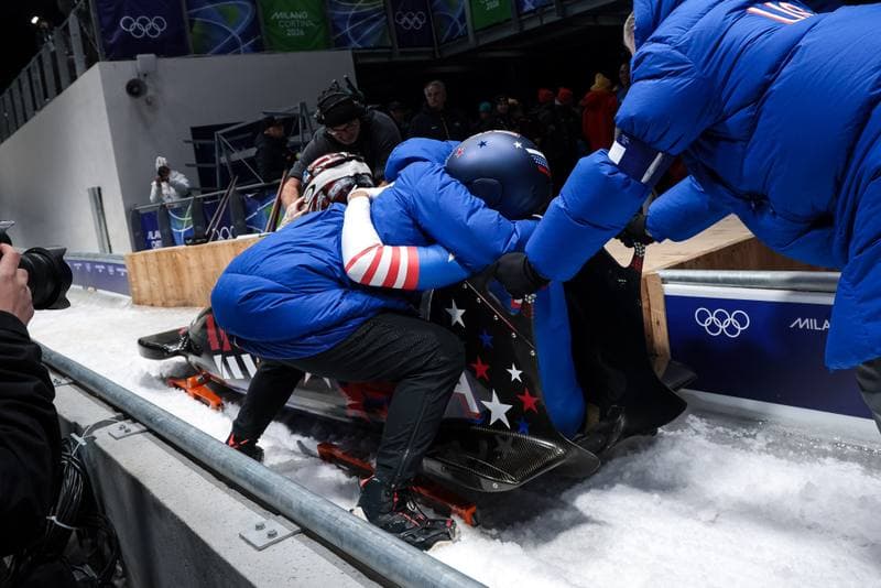 Bobsleigh. Olympic Winter Games Milano-Cortina 2026. Heat 4. 21.02.2026