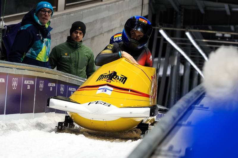 Bobsleigh. Olympic Winter Games Milano-Cortina 2026. Heat 4. 21.02.2026