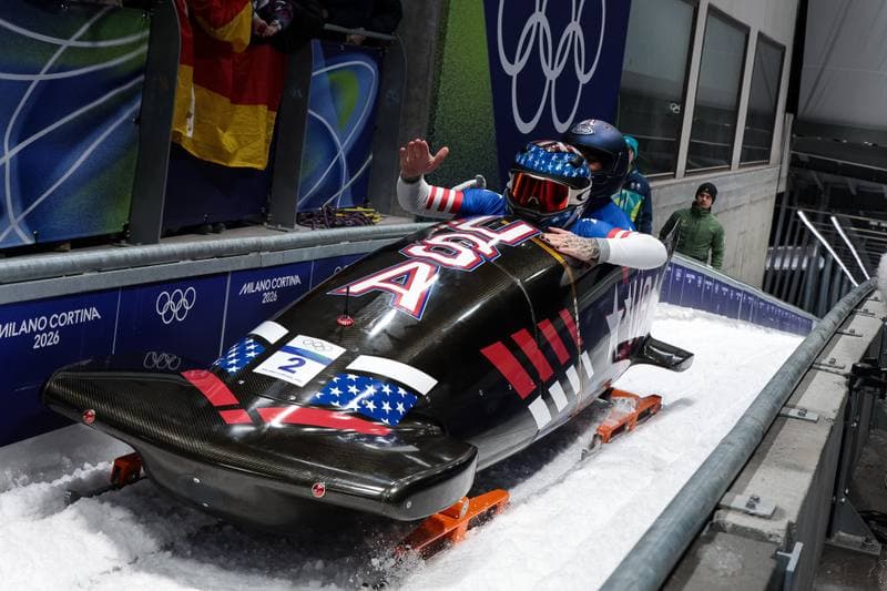 Bobsleigh. Olympic Winter Games Milano-Cortina 2026. Heat 4. 21.02.2026