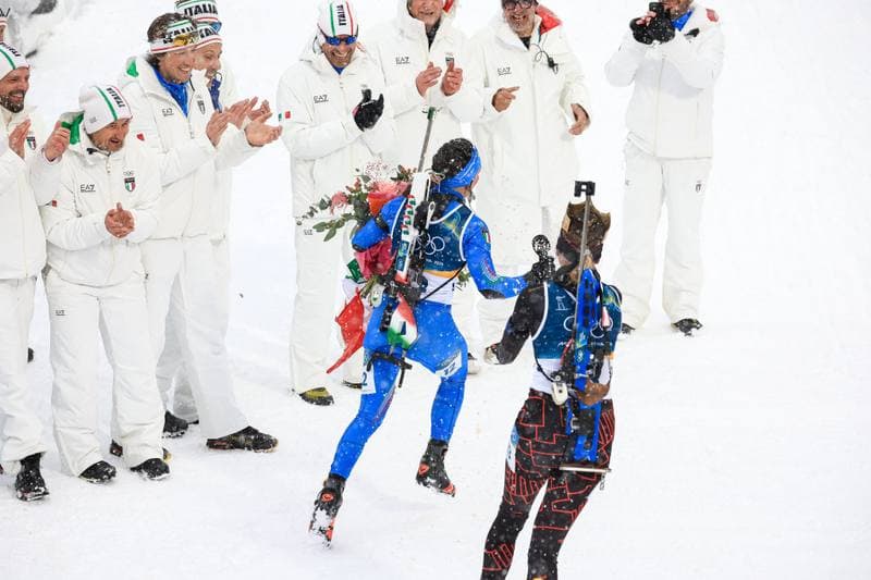 Biathlon. Olympic Winter Games Milano-Cortina 2026. Women's 12.5km Mass Start. 21.02.2026