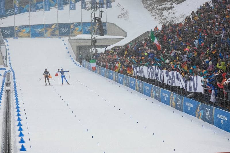 Biathlon. Olympic Winter Games Milano-Cortina 2026. Women's 12.5km Mass Start. 21.02.2026
