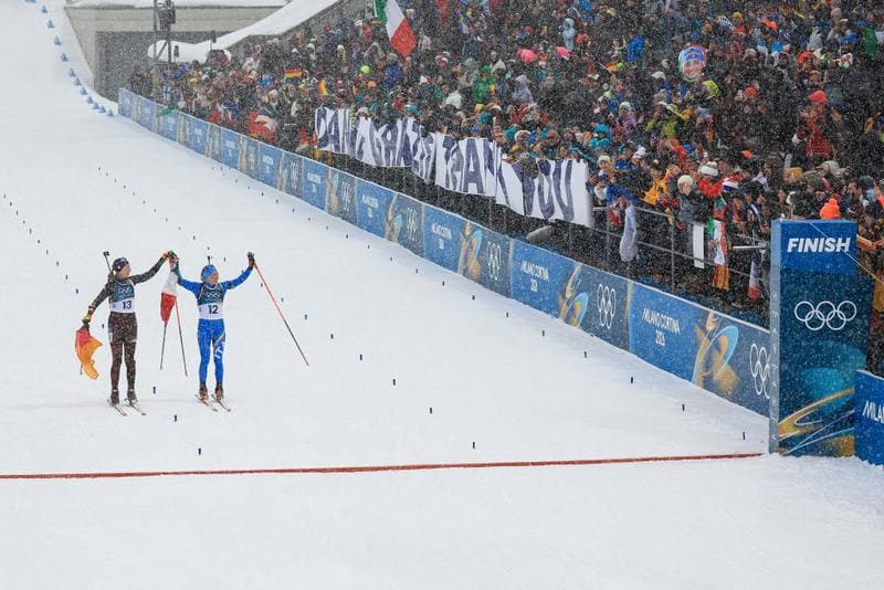 Biathlon. Olympic Winter Games Milano-Cortina 2026. Women's 12.5km Mass Start. 21.02.2026